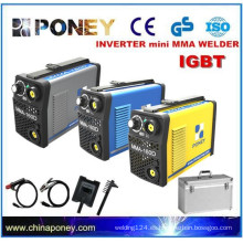 CE aprobado pequeño inversor IGBT DC soldador electrodo soldador portátil